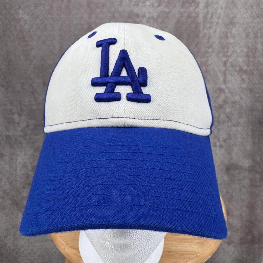 Los Angeles Dodgers Hat Cap Fitted Mens 7 Blue White MLB Baseball New Era LA